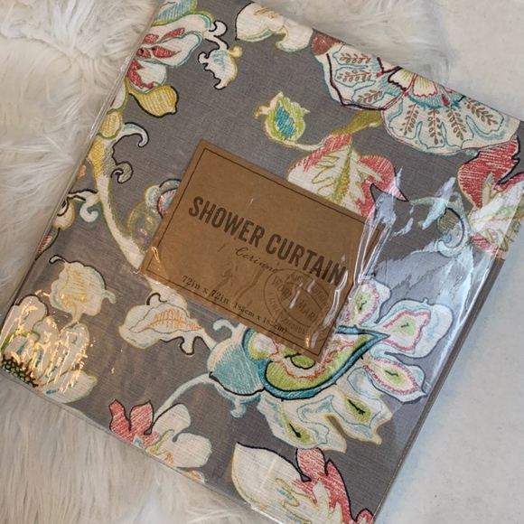 Cost Plus World Market Bath Nwt World Market Floral Corinne Shower Curtain Poshmark